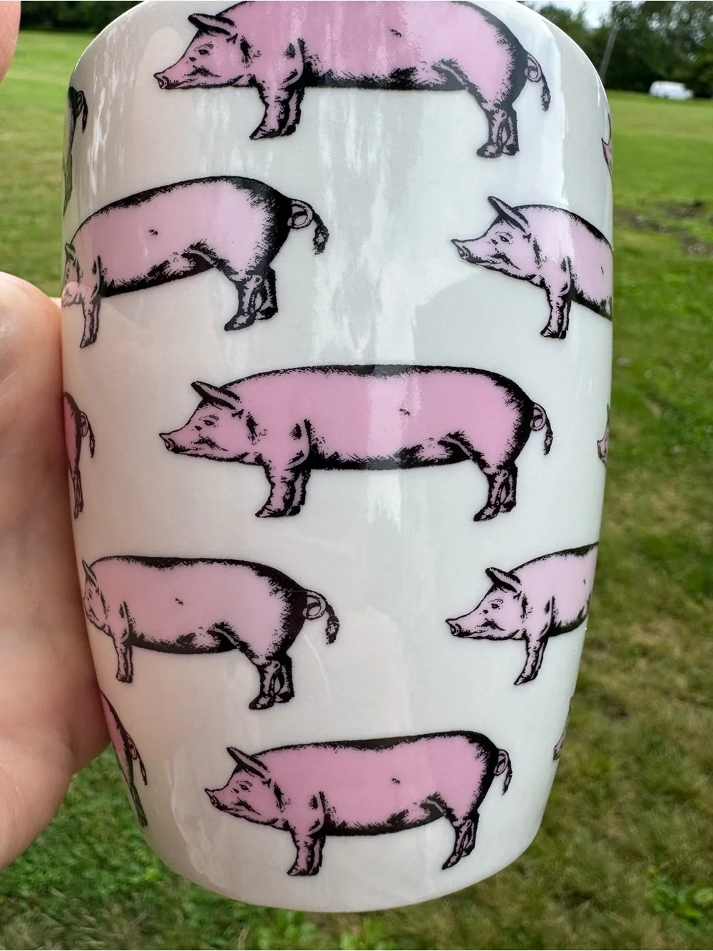 Pier 1 Imports Pig Mug 16 oz.